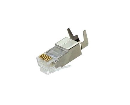 CON-RJ45-2 RJ45 connectors for shielded twisted pair CAT6, CAT7 with separator