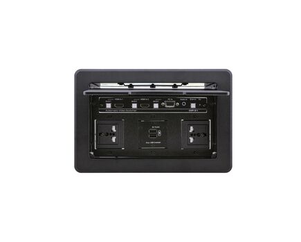 TBUS-10XL(B) Table Top Enclosure, Aluminium, Black Sand, Colour: Black Sand, 3 image