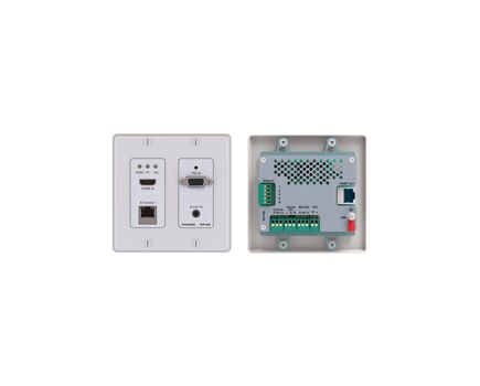 WP-20/US(W) HDMI & VGA Wall-Plate Auto Switcher, 2 (included), 6 (Optional)A, White, Colour: White, Version: US