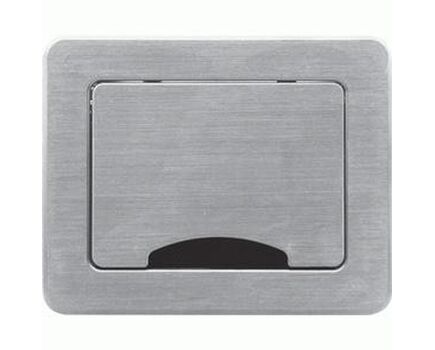 TBUS-4XL(BC) Table Top Enclosure, Silver Sand Blasted Anodized Aluminium, Colour: Silver