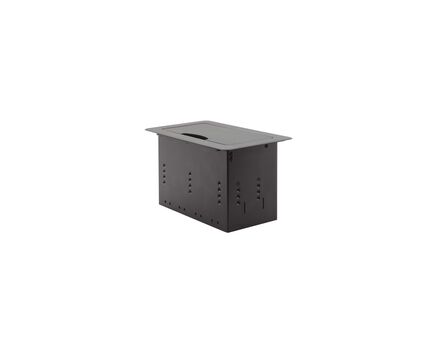 TBUS-4XL(B) Table Top Enclosure, Black Blasted Anodized Aluminium, Colour: Black