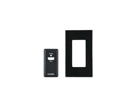 WP-3H2/US-PANEL(B) Black Frame and Faceplate Set for US or EU/UK Size Wall Plates, 3 image