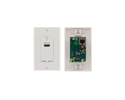 WP-572/US(W) Wall Plate Receiver, 1xHDMI, 8 x 8 x 2.9cm, US, White, Colour: White, Version: US